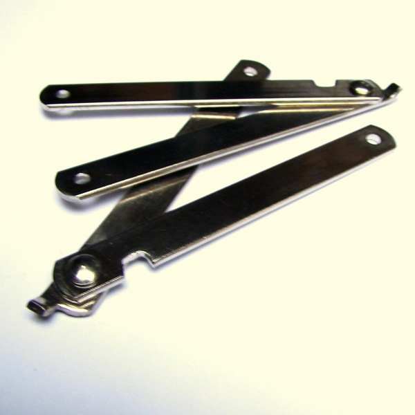 Compas tréteau en acier nickelé 0062